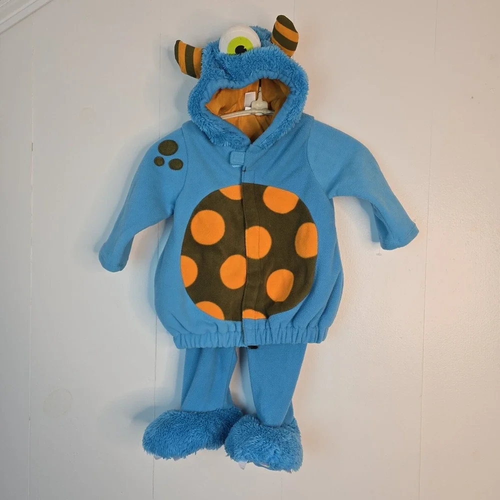Old Navy Blue Monster Halloween Costume 0-6 Months‎